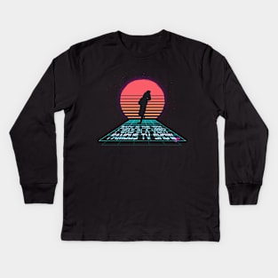 Back in the 90's Kids Long Sleeve T-Shirt